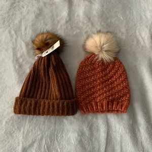 $10/each 🧶 $15 for both | Cable Knit Hats